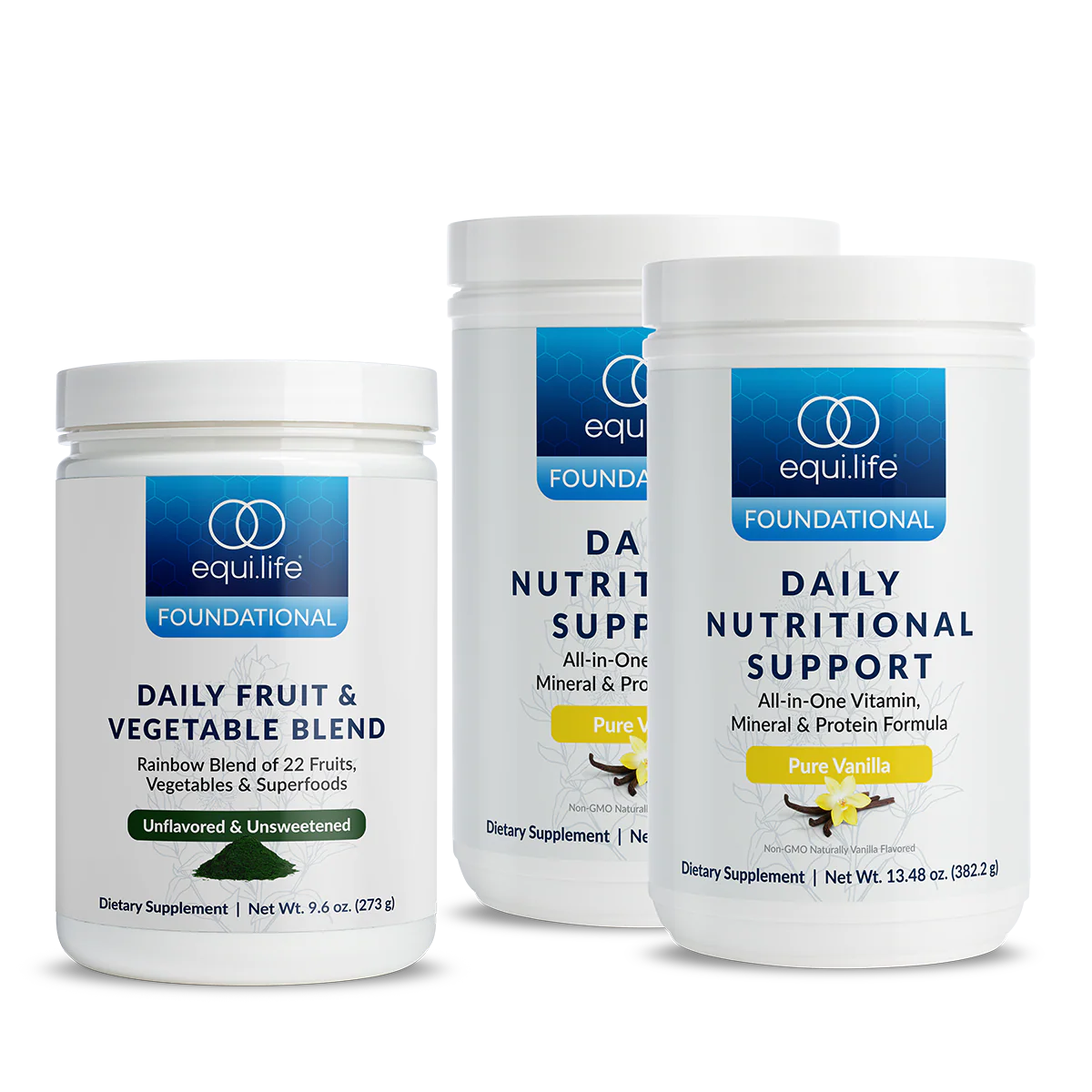 2 Daily Nutritional Support & 1 Fruit & Vegetable Blend