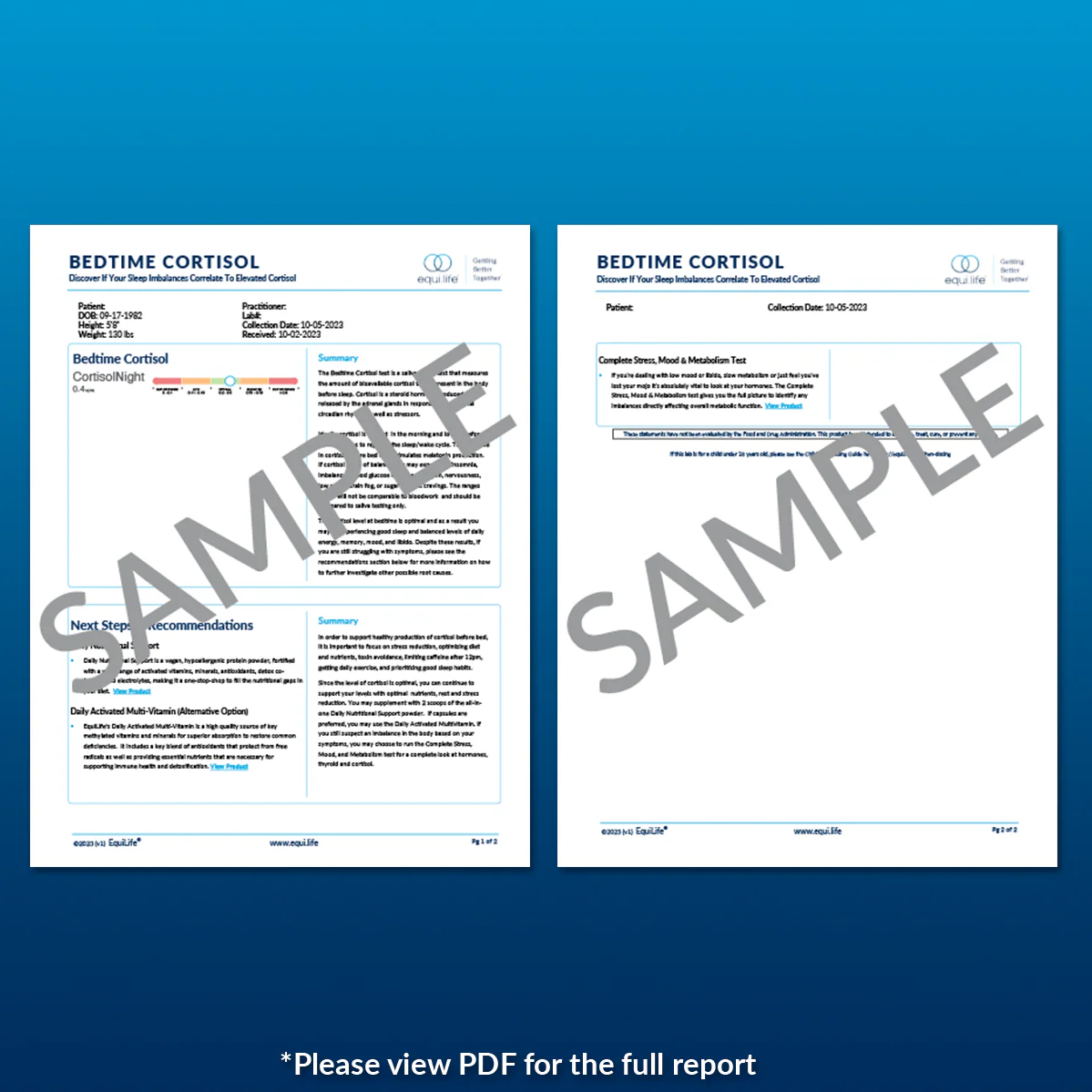 Bedtime Cortisol Test - Image 4