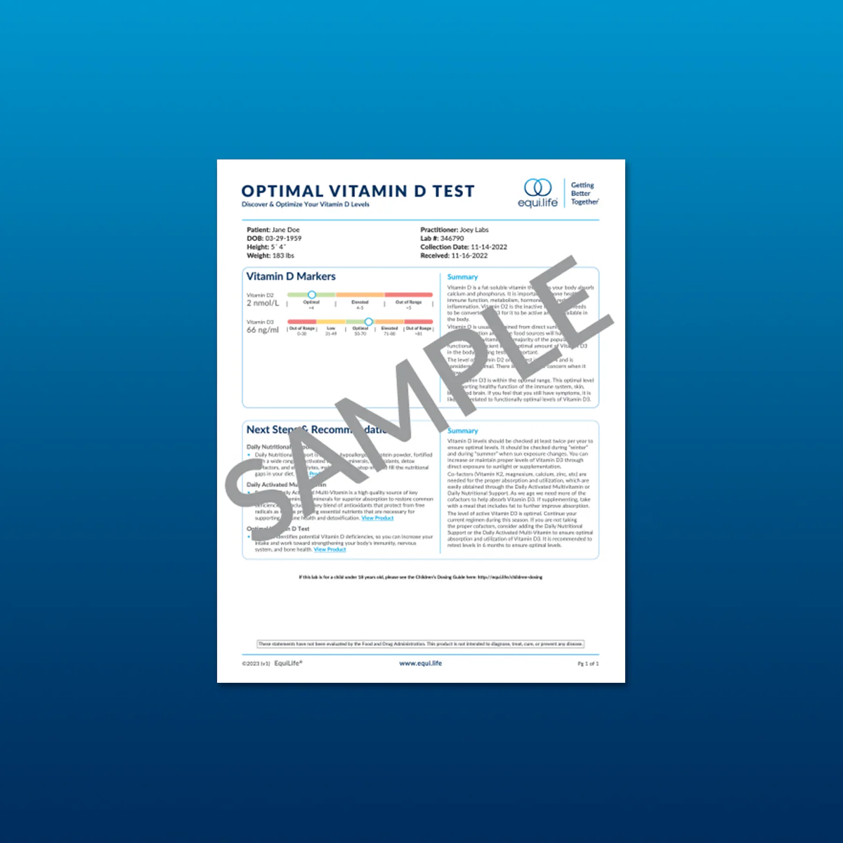 Optimal Vitamin D Test - Image 4