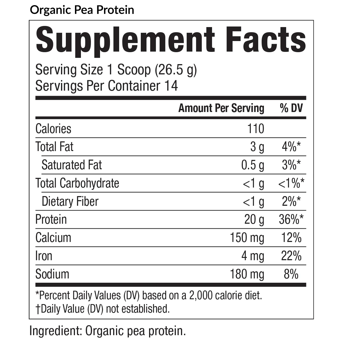 Organic Pea Protein - Image 2
